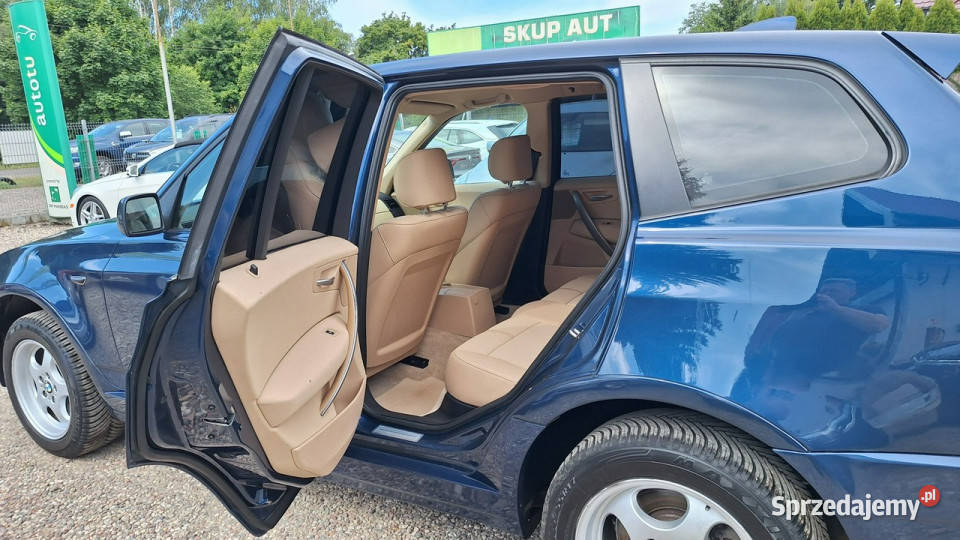 BMW X3 xDrive 20i skóry E83 20032010 światła przeciwmgielne Zieleniewo