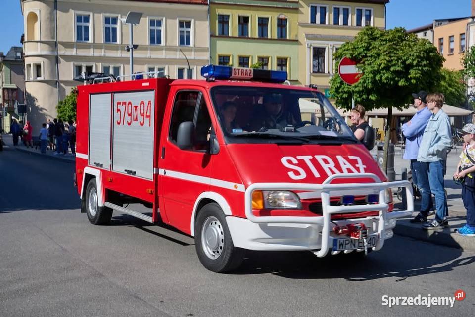 Ford Transit lekki samochód pożarniczy OSP z kujawsko-pomorskie