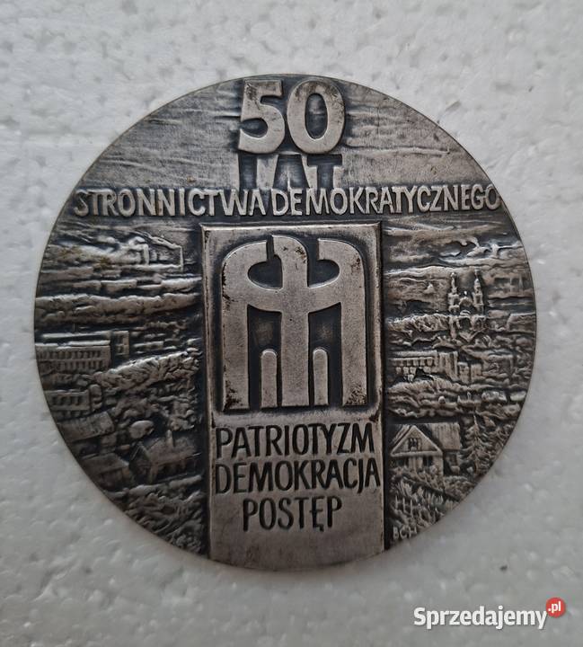 50 Lat Stronnictwa Demokratycznego medal Warszawa