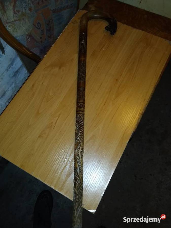 Stara drewniana rzeźbionalaska Warszawa