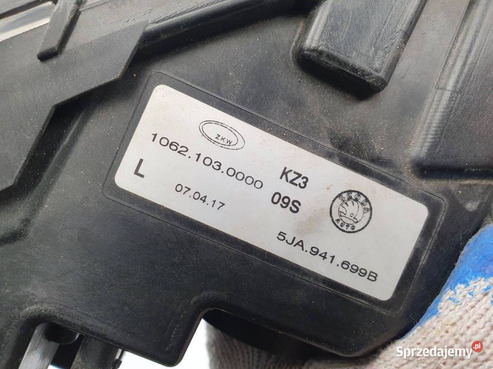 HALOGEN LEWY SKODA RAPID 5JA941699B kujawsko-pomorskie Lipno