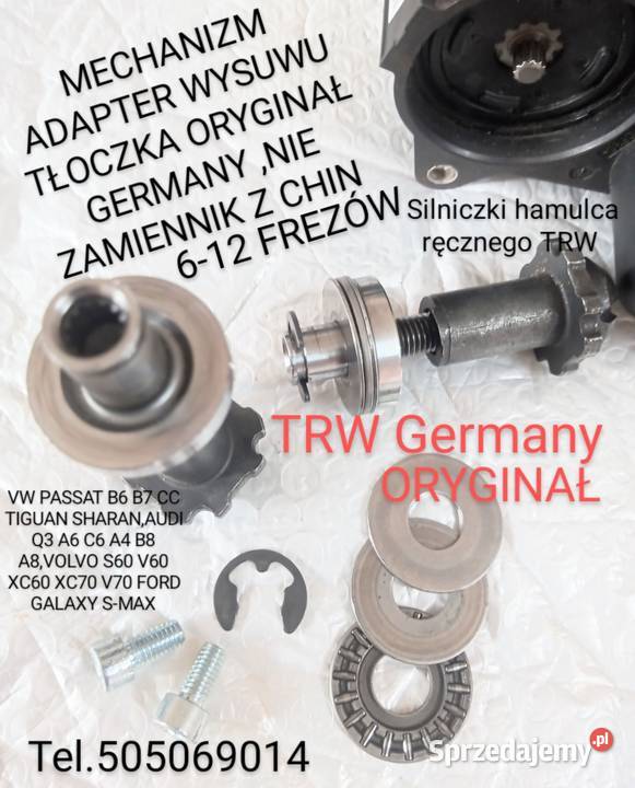 ZACISK MECHANIZM WYSUWU TŁOCZKA PASSAT B6 B7 Q3 Zduńska Wola sprzedam
