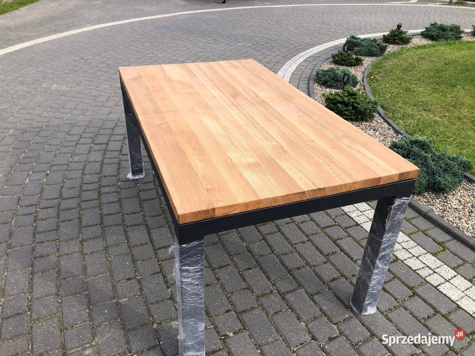 Stół loft industrial z dębu rozkładany Poznań