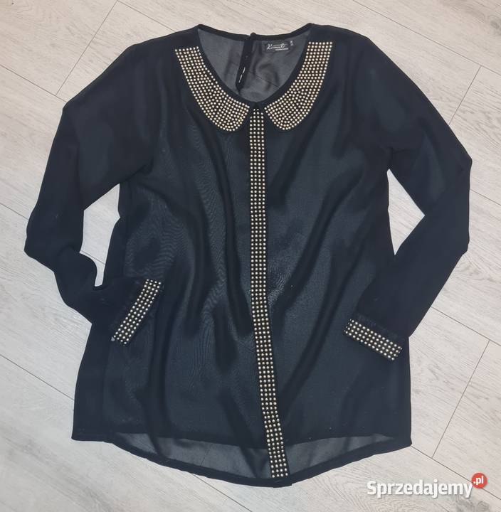 Bluzka damska mgiełka ćwieki 3638 Inny wzór Łódź