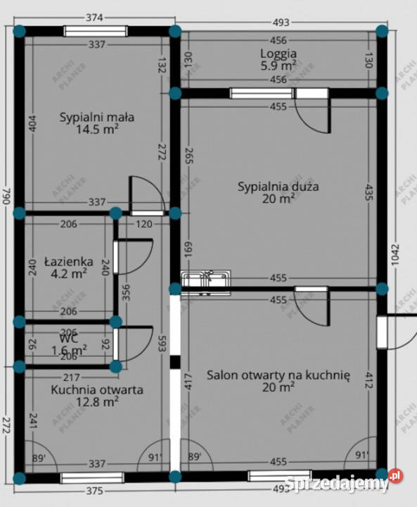Rzokładowe jasne centrum w Lublin