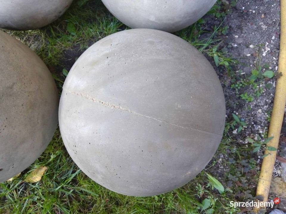 Kula betonowa ogrodowa cementowa 40 pełna kule Łódź