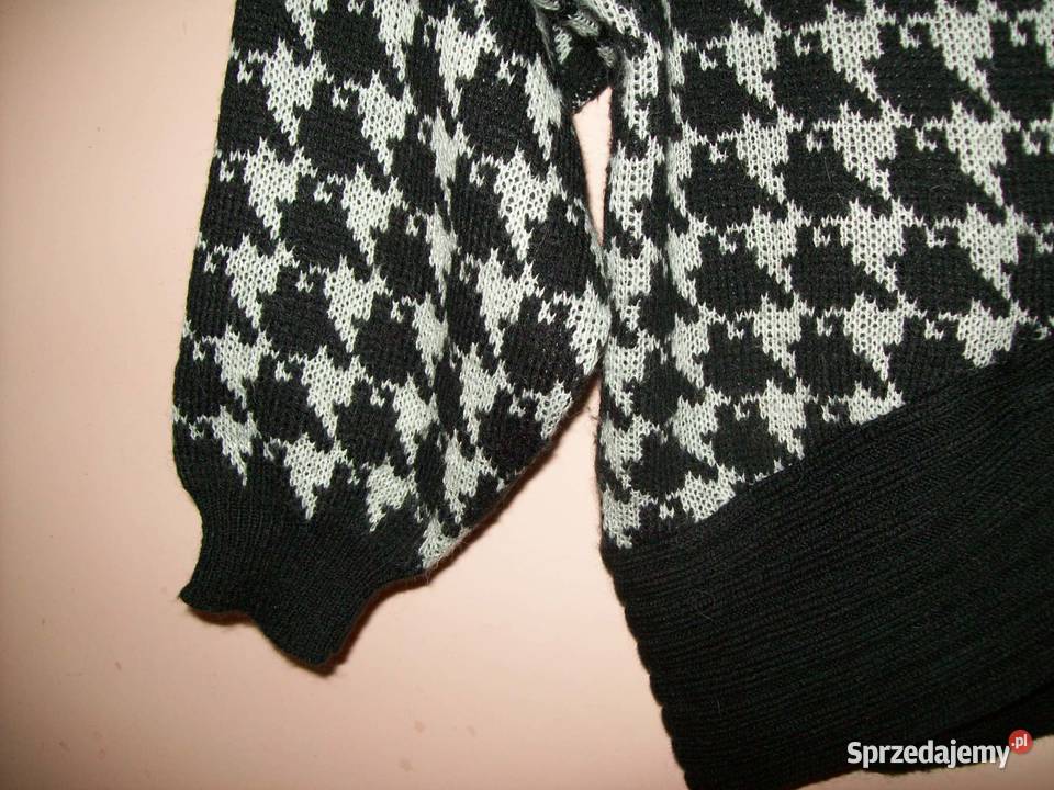 Swetr czarnobiały Kraków sprzedam