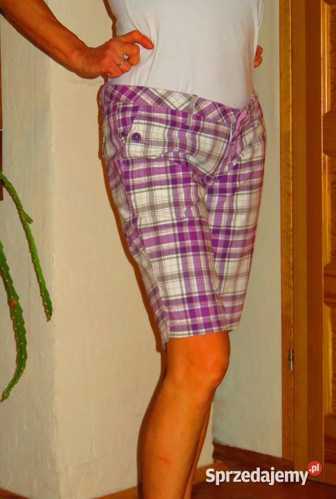 Bawełniane damskie spodenki rozmiar 4244 śląskie Frydek