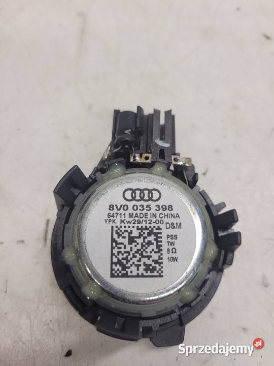 GŁOŚNIK SŁUPKA WYSOKOTONOWY AUDI A3 8V 8V0035398 osobowe śląskie Przystajń