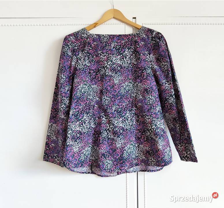 Bluzka Kappahl 46 XXL 3XL bawełna bufki dekolt Szczecin
