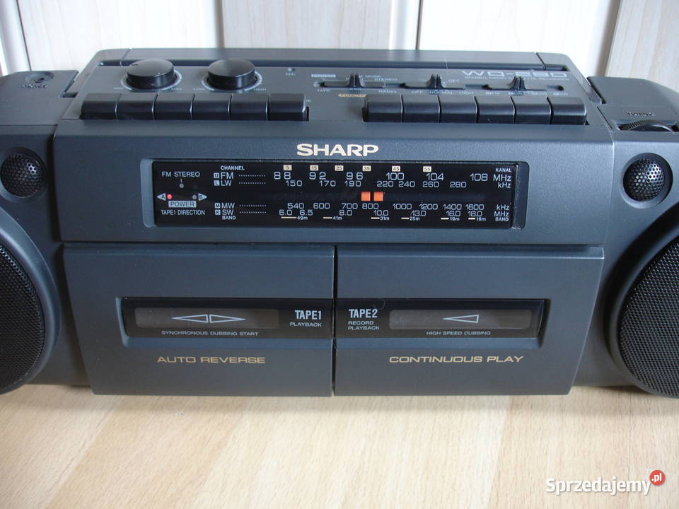Radiomagnetofon SHARP WQ290H lubuskie Zielona Góra sprzedam