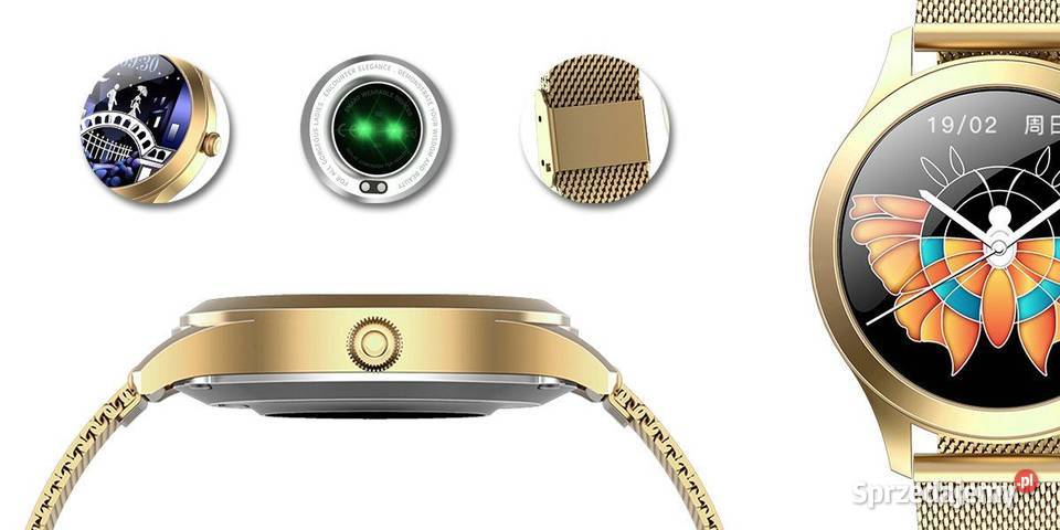 Zegarek damski smartwatch GRossi SW0144 złoty Zegarki Bielsk Podlaski