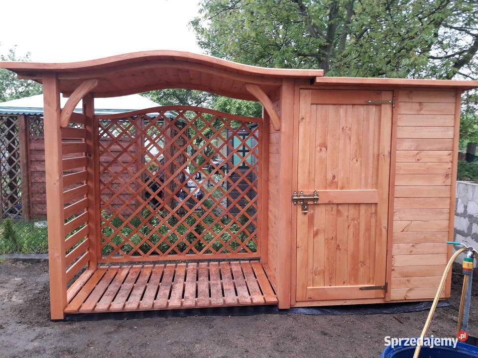 Drewutnia fala 2 x 11m domek narzędziowy 15 x Ogród
