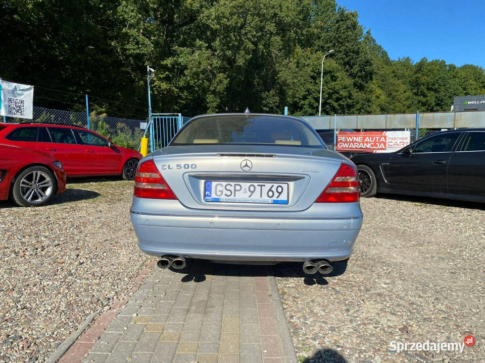 Mercedes CL 500 50 v8 gaz unikat piękny kolor Zarejestrowany w Polsce Motoryzacja pomorskie Gdańsk