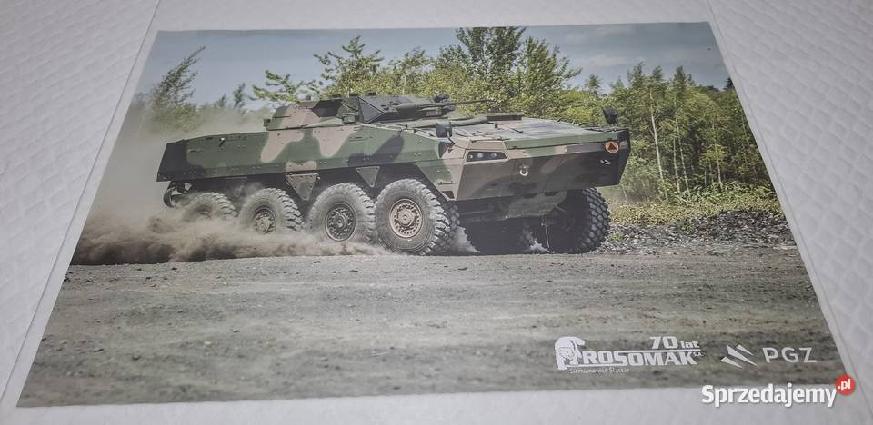 Plakat Rosomak 70 lat PGZ Siemianowice Śląskie Czeladź