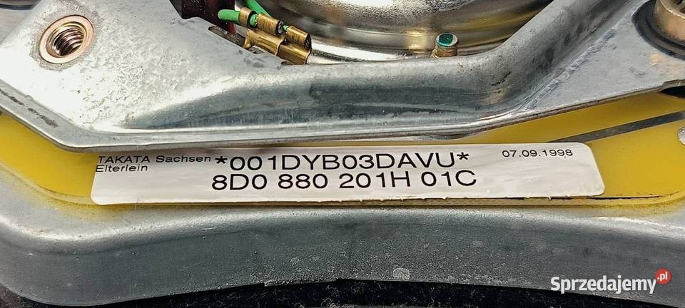 PODUSZKA AIRBAG AUDI A4 B5 8D0880201H Lipno
