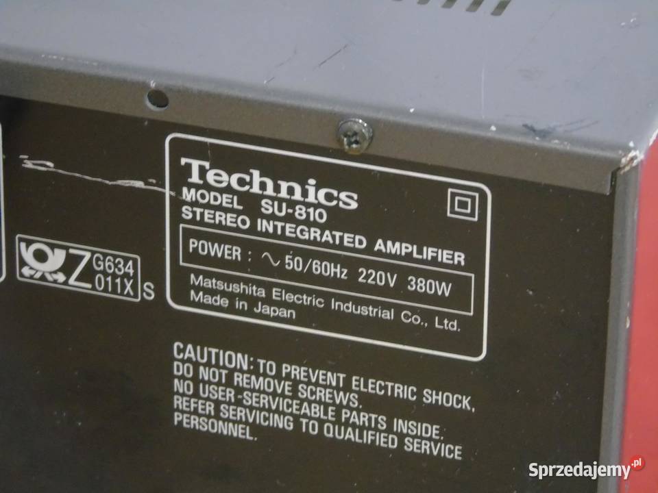 Wzmacniacz Technics SU810 sprawny i mocny 380 Jasło