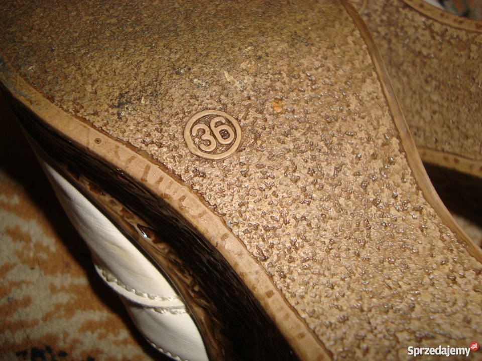 Sandałki TREND ONE letnie 36 damskie białe Sandały i klapki Ostrołęka