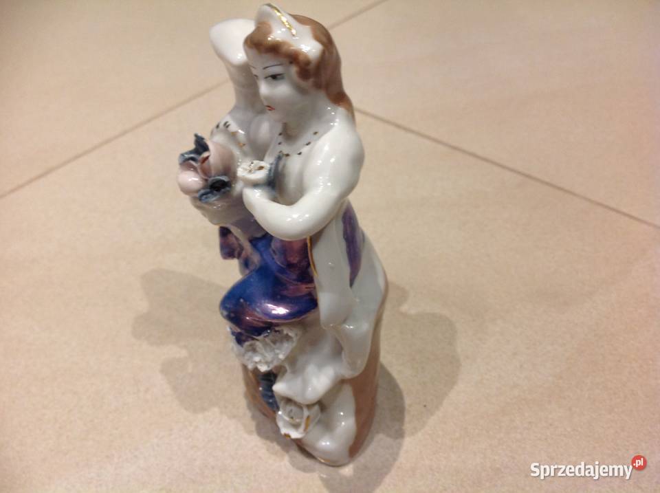 Figurka Porcelanowa STARA sygnowana lubuskie Nowa Sól