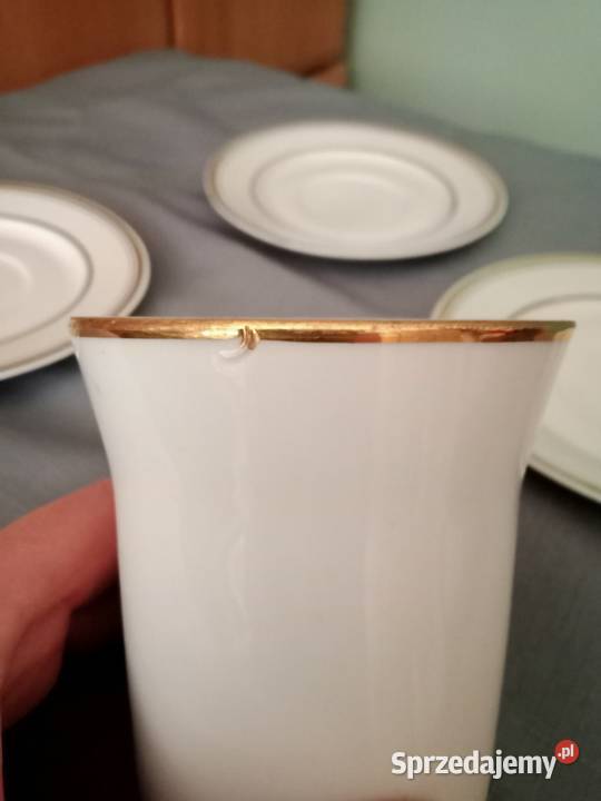 Serwis kawowy z porcelanyWłocławek Łódź