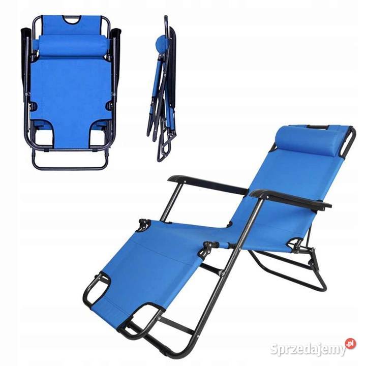 Leżaki ogrodowe zielony niebieski granatowy Kamienica