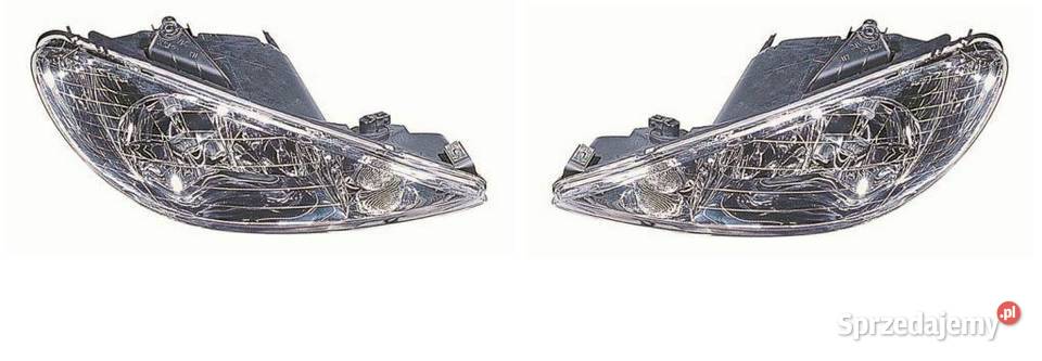 Peugeot 206 9805 reflektor przedni lampa Łódź