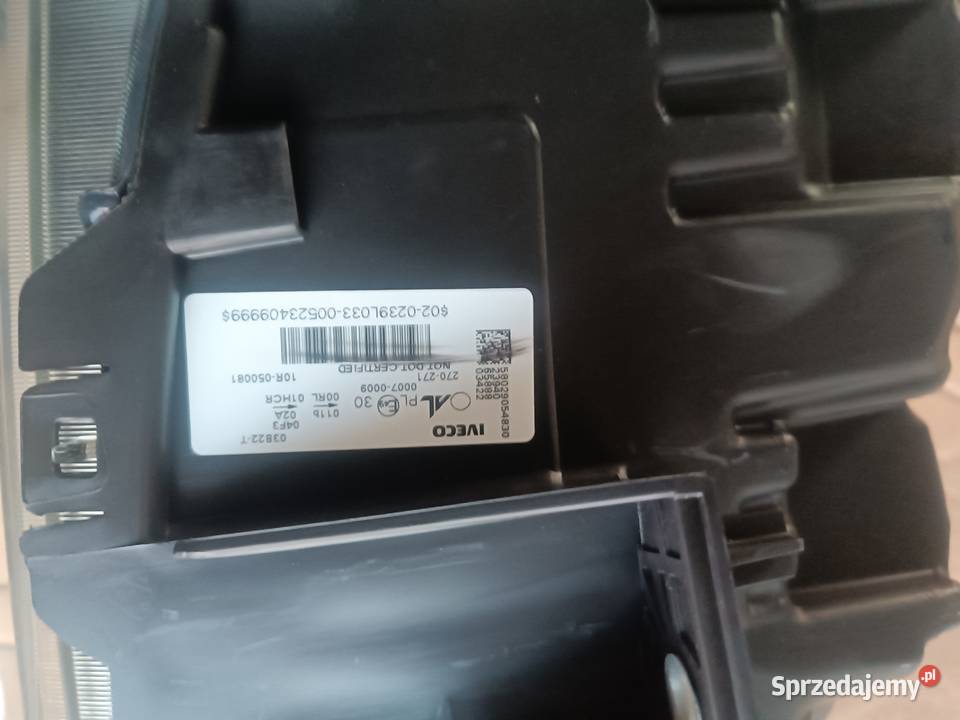 Lampa Iveco stralis ful led prawe wielkopolskie Międzychód