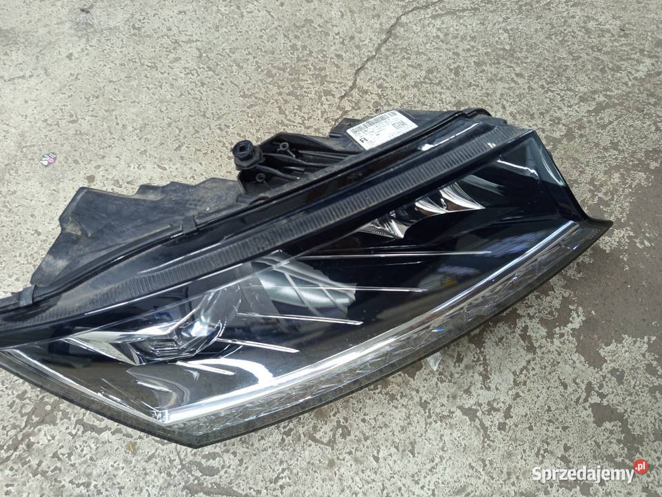 Reflektor prawy skoda fabia led orginal 2019 podkarpackie Rzeszów