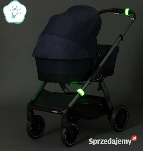 Opaski zatrzaskowe odblaskowe LED żółte 2 Neon Poznań