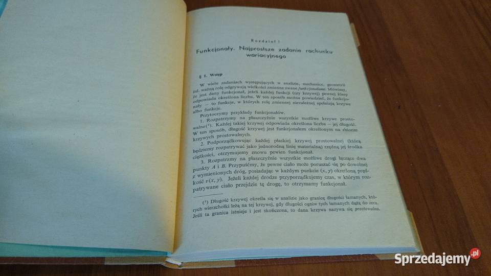 Rachunek wariacyjny I M Gelfand S W Fomin pomorskie Gdańsk