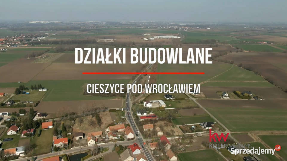 Działka 1294m2 Cieszyce szambo