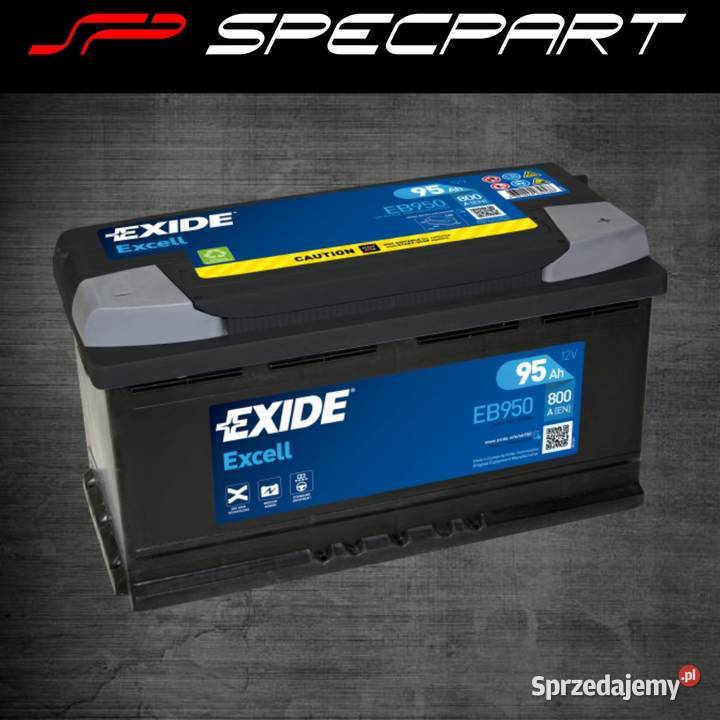 Akumulator Exide Excell 95Ah 800A EN PRAWY PLUS Łódź