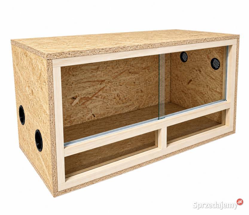 Terrarium z płyty OSB 100x50x50 Pięczkowo