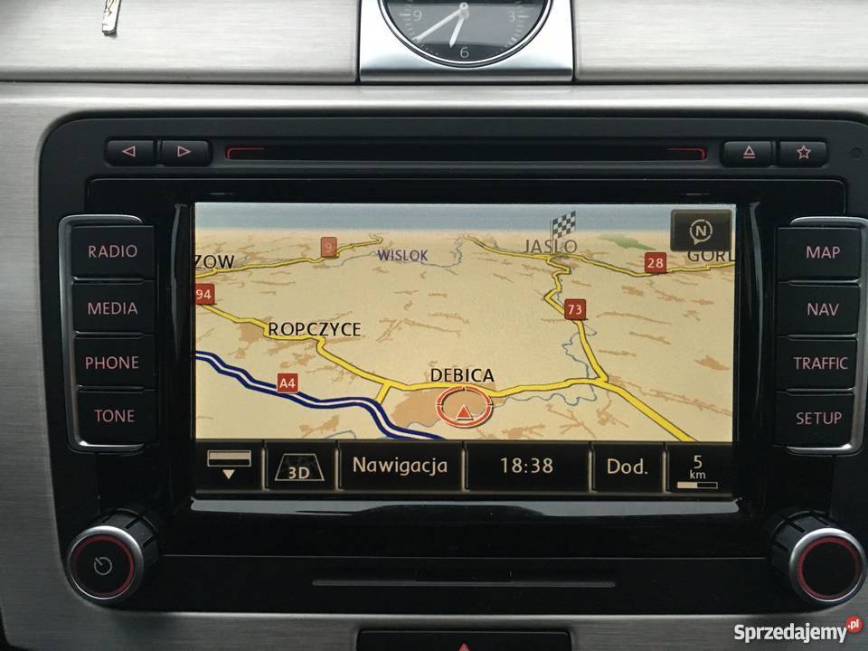 Polskie Menu Lektor Mapa VW RNS 510 v14 2017 Dębica