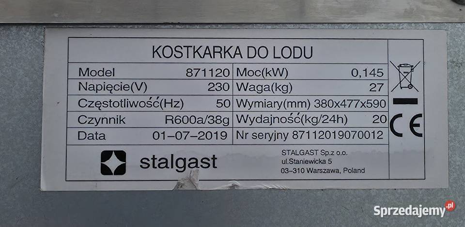 Kostkarka 42262 mazowieckie