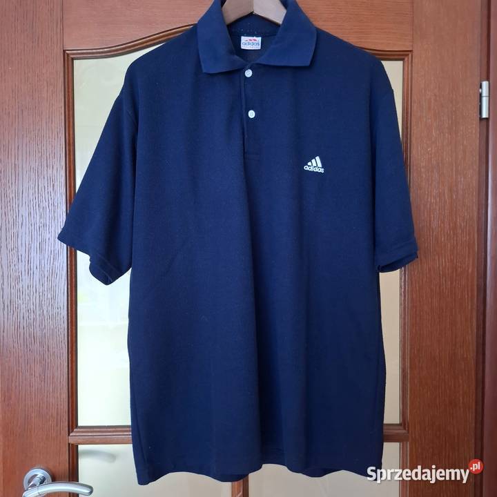 Bluzka połówka Adidas męska granatowa XL