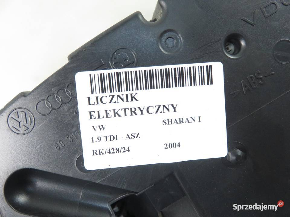 LICZNIK VW SHARAN I 19 TDI PD 7M3920820H Liczniki i zegary sprzedam