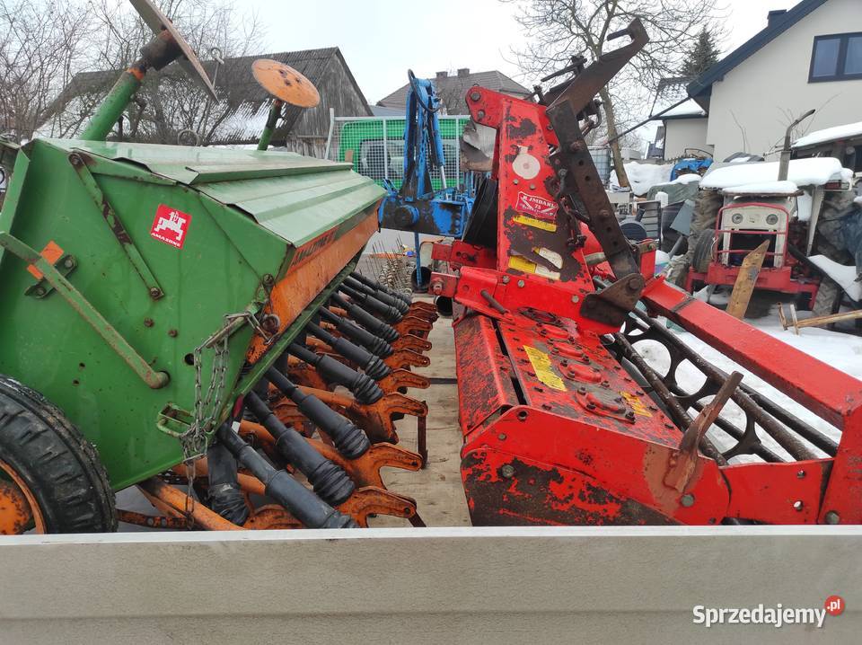 Zestaw uprawowo siewny 25m brona wirowa plus