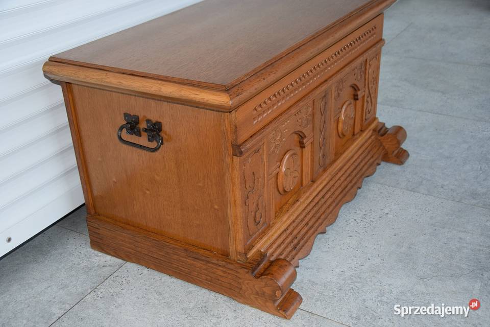 skrzynia dębowa nowa