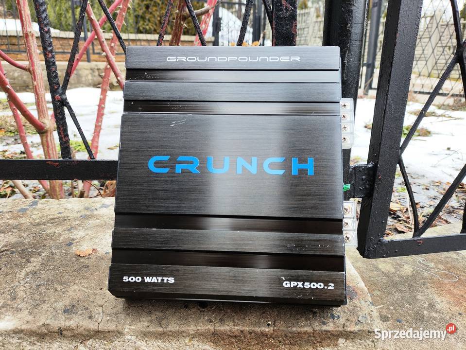 Wzmacniacz samochodowy 2 kanałowy Crunch GPX5002 Wzmacniacze śląskie Niegowonice sprzedam