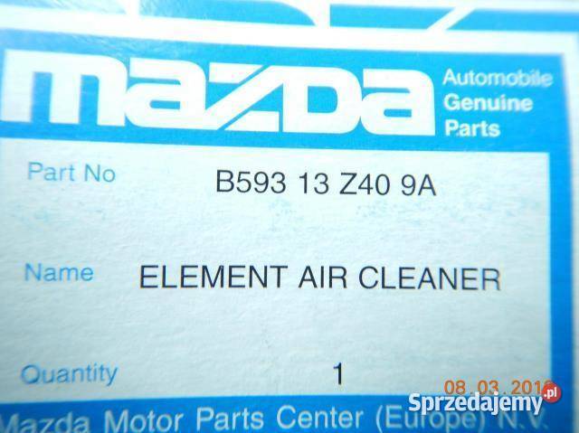 FILTR POWIETRZA MAZDA DEMIO 9803 13 osobowe sprzedam