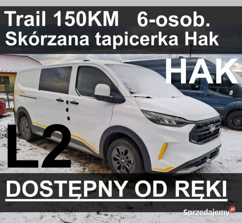 Ford Transit Custom Trail L2 150 6os Brygadowy zachodniopomorskie Szczecinek