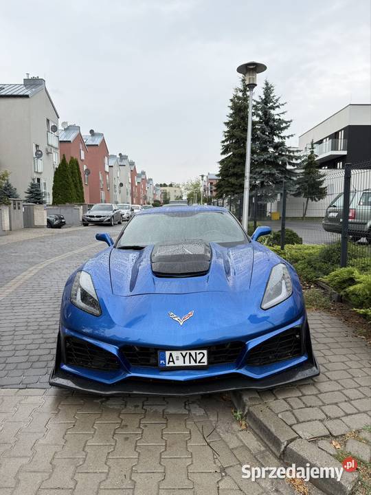 Chevrolet Corvette C7 Stingray Z51 2LT 2016 niebieski Corvette Warszawa sprzedam