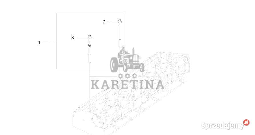 John Deere 9470RX Zestaw śruby DZ121726 Silnik sprzedam