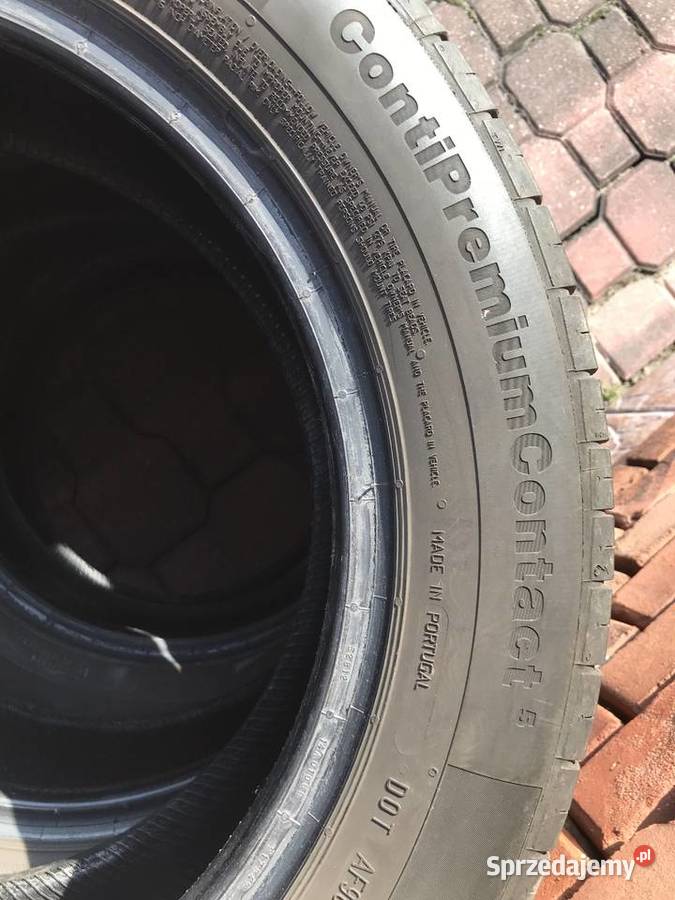 Opony 18560 R15 letnie 4 Continental Conti świętokrzyskie Pętkowice sprzedam