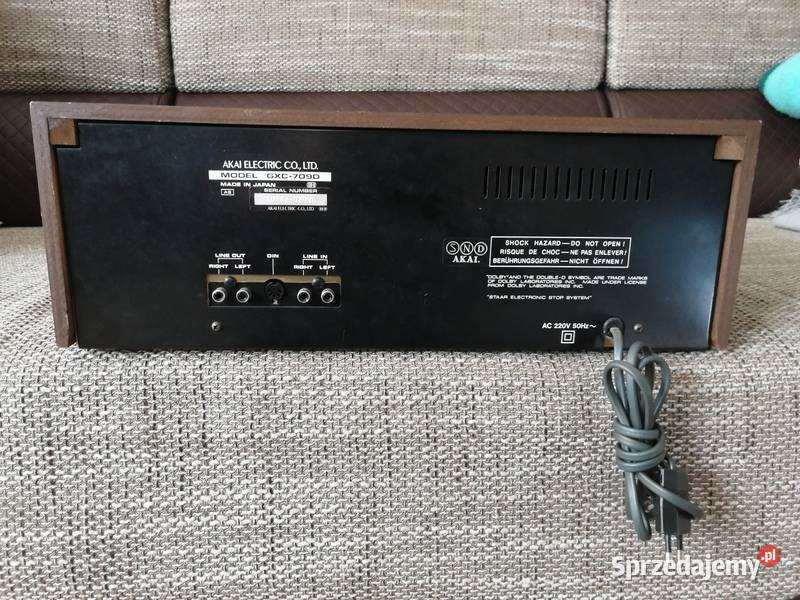 Magnetofon Deck AKAI GXC709D Poddębice