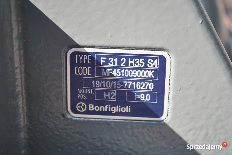 Motoreduktor 4kw 160obrmin Firmy Bonfiglioli