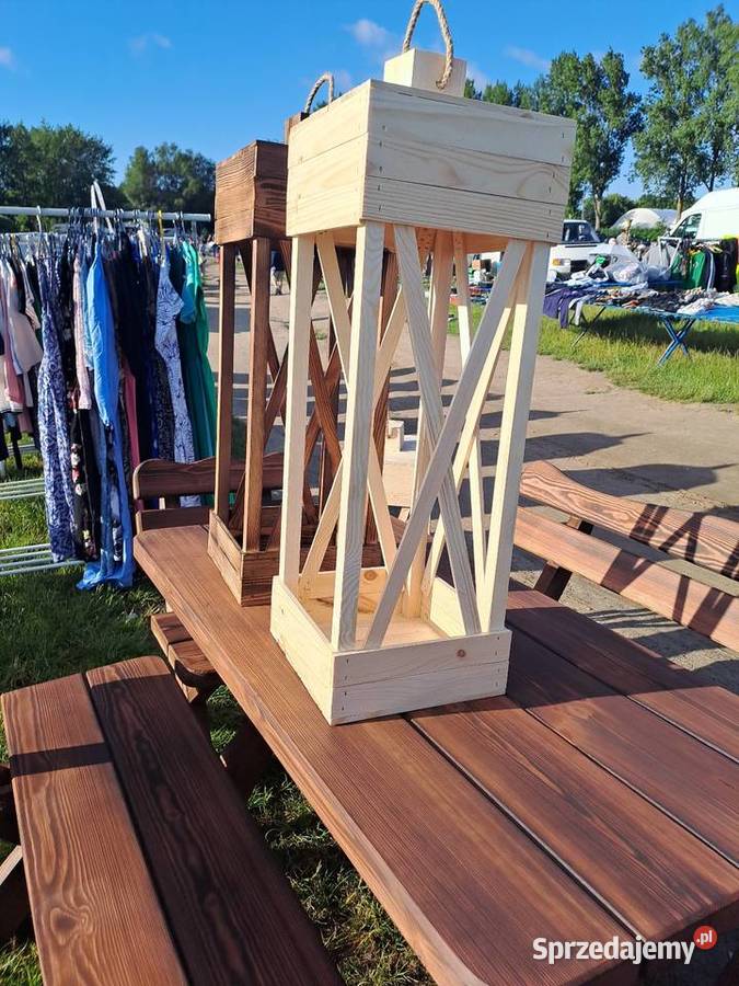 Meble ogrodowe lite drewno producent Gdańsk