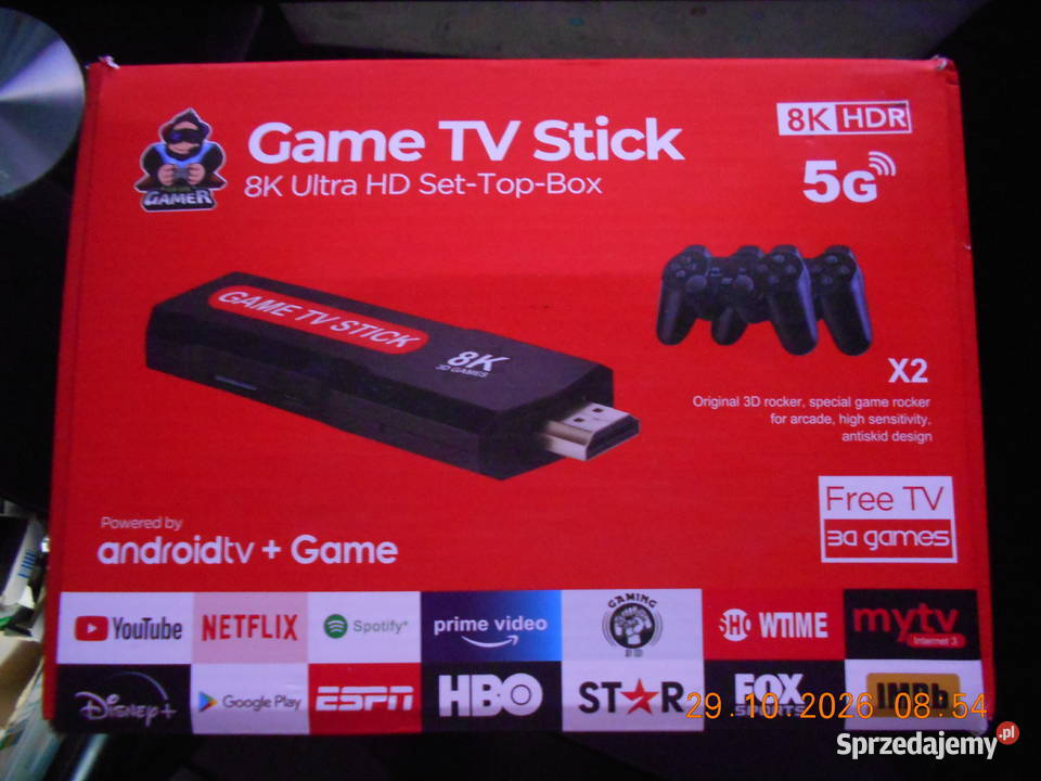 KONSOLA RETRO HDMI TV NA 20000 GIER 2X PADY zachodniopomorskie Szczecin