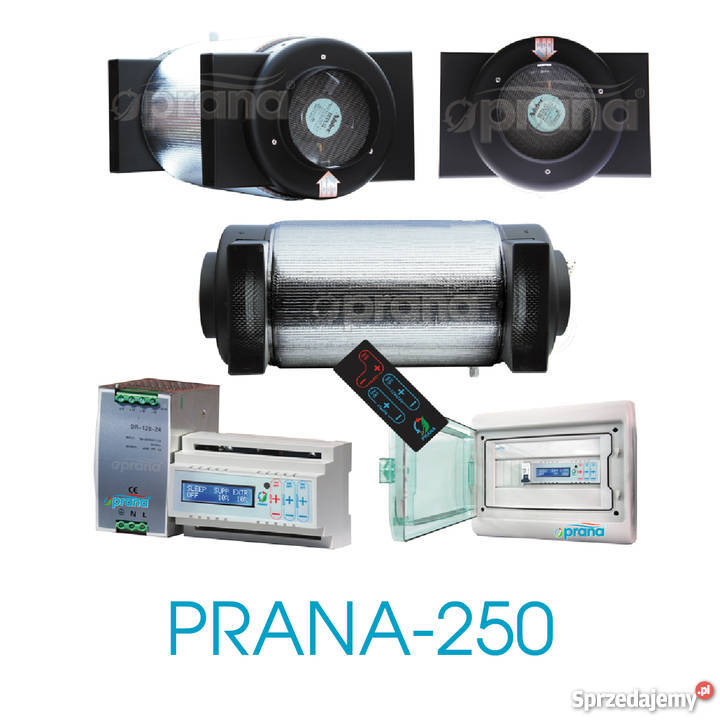 Prana250 wentylacja przemysłowa rekuperator
